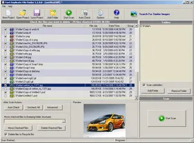 Duplicate File Finder Main Window